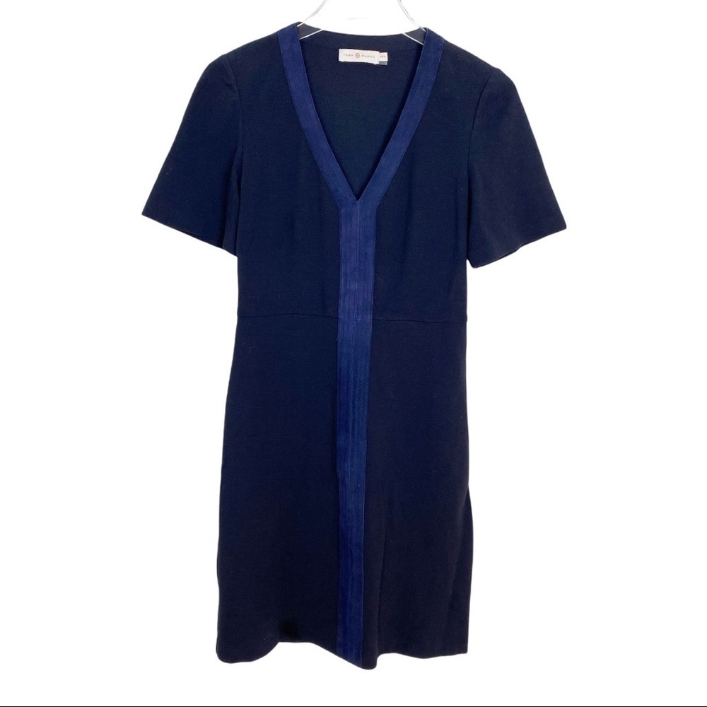 Tory Burch Sallare Tunic Navy Blue Dress